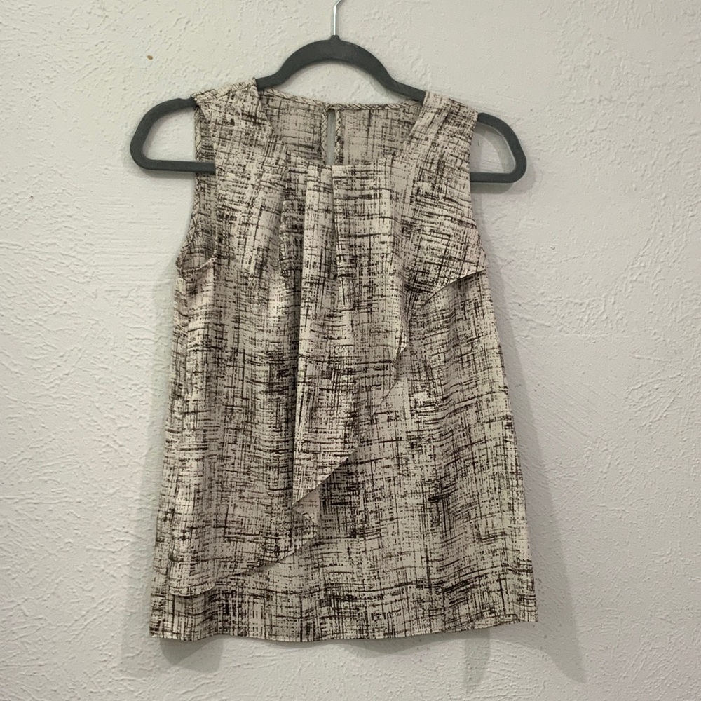 Elegant Black and White Women's Blouse